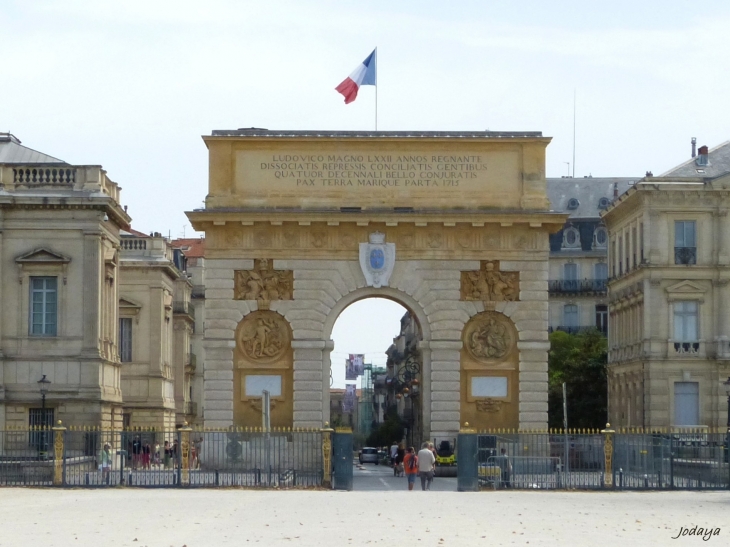 Montpellier. L'Arc de Triomphe.