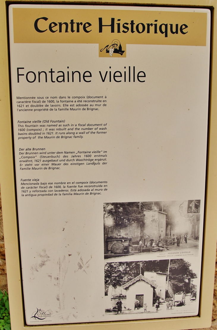 Fontaine - Nézignan-l'Évêque