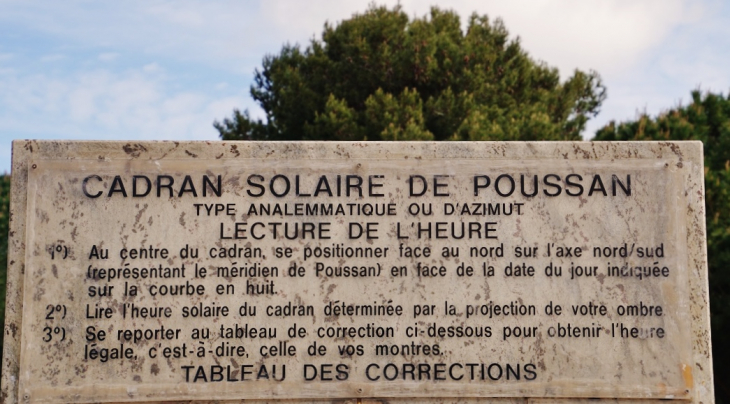 Cadran Solaire - Poussan