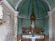 l'intérieur de la chapelle de bastide