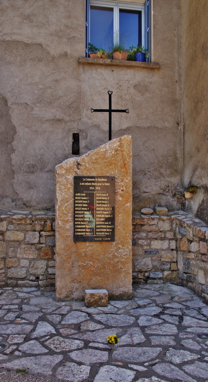 Monument aux Morts - Montbrun