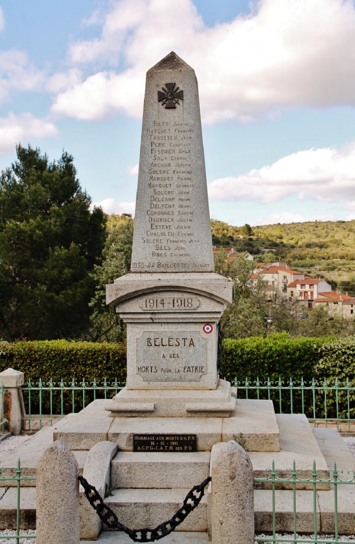 Le Monument-aux-Morts - Bélesta