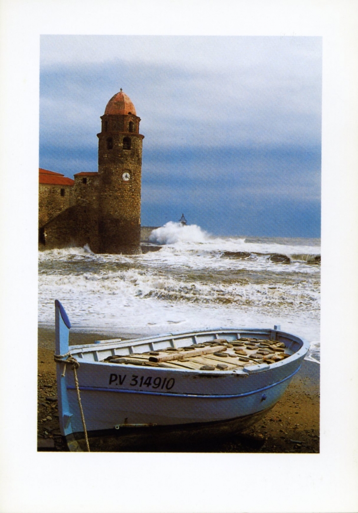 La Plage (carte postale). - Collioure