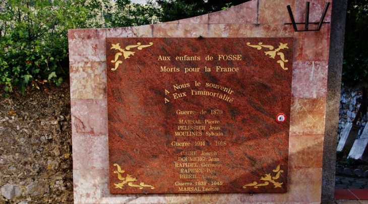 Monument-aux-Morts - Fosse