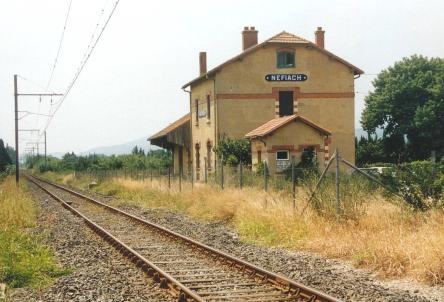 La gare de Néfiach