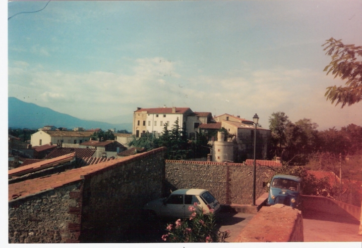 Vue du château - Ortaffa