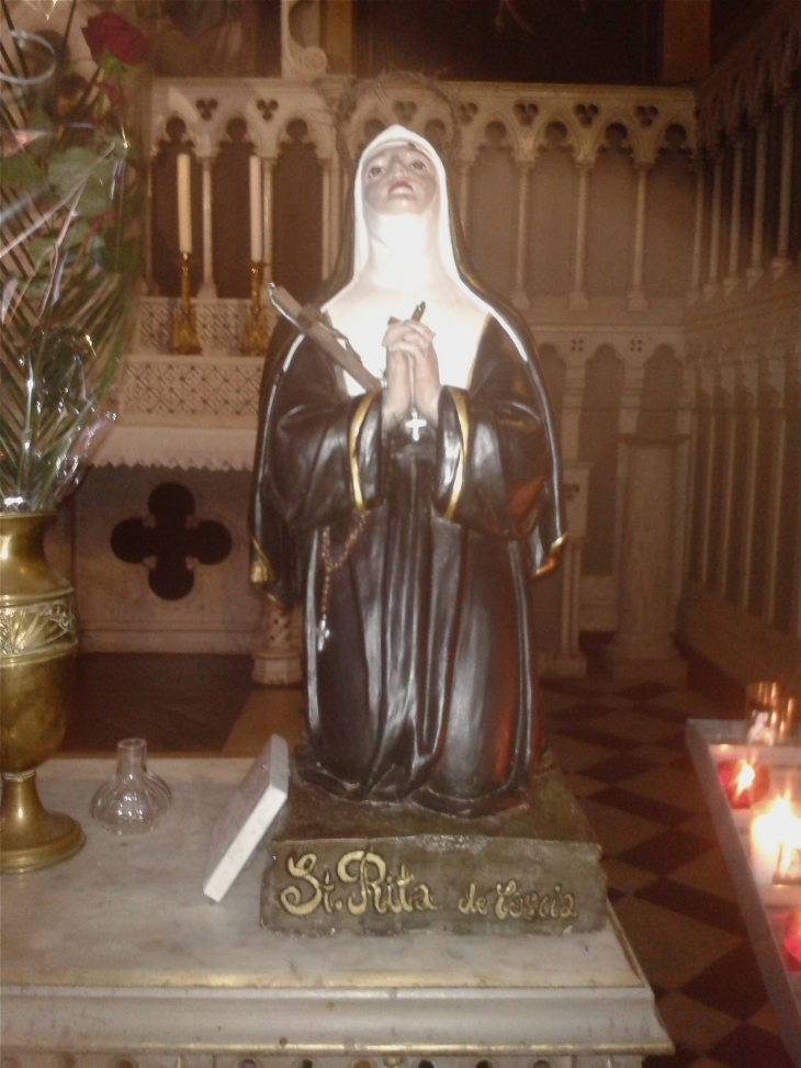 Sainte Rita dans la Cathédrale Saint-Jean-Baptiste. - Perpignan