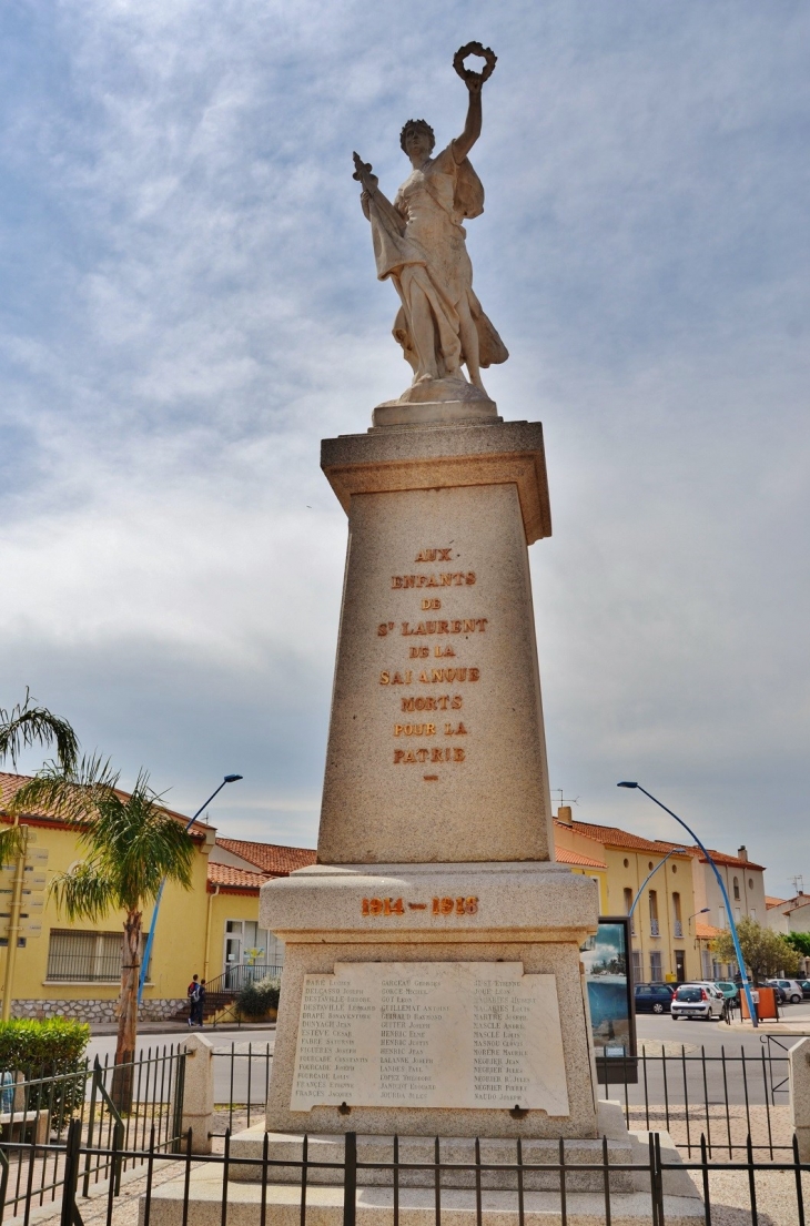 Monument aux Morts - Saint-Laurent-de-la-Salanque