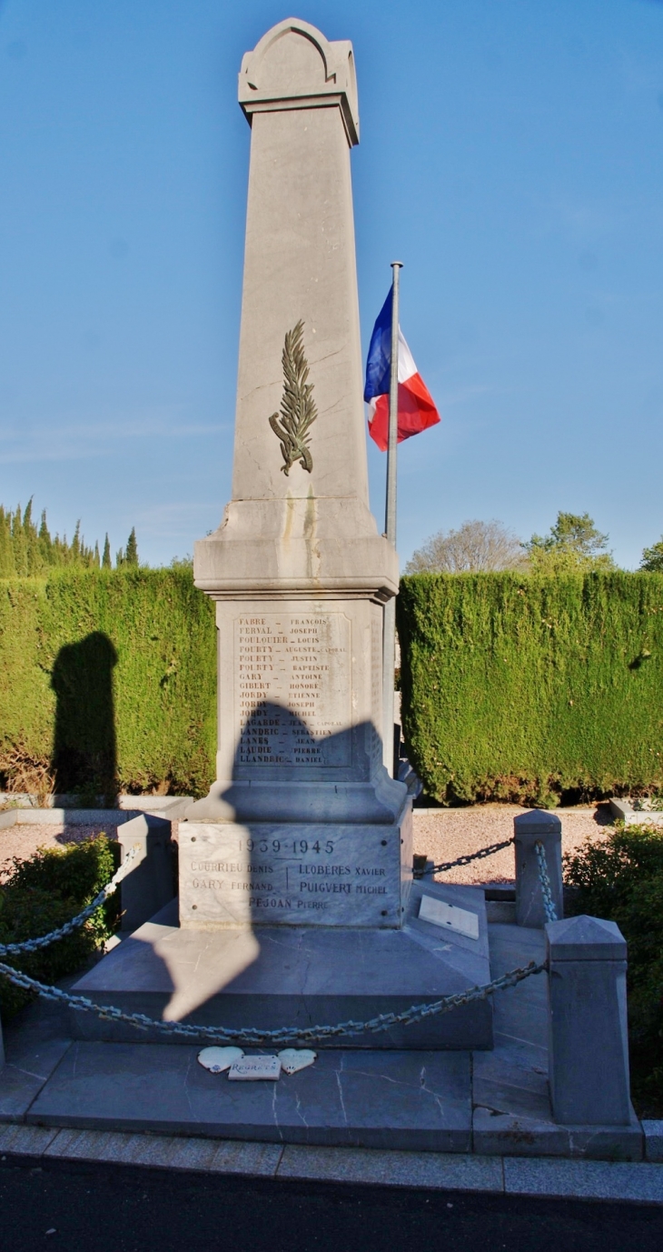 Monument-aux-Morts - Salses-le-Château