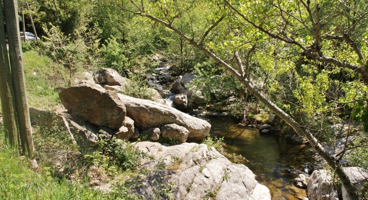 Lavall commune de Sorede (Gorges de la Massane) - Sorède