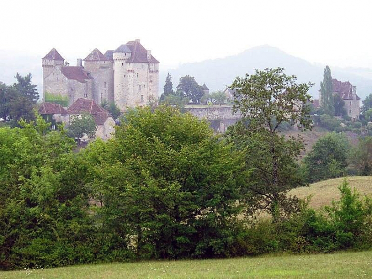 Vue sur les châteaux - Curemonte