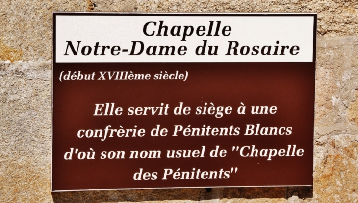 Chapelle des Pénitents Blancs - Gimel-les-Cascades