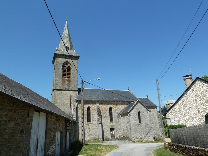 Eglise Saint Barthélémy début XXe siècle. - Madranges