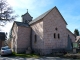 Le chevet de l'église sainte-Madeleine fin du XIXe siècle qui fût rebâtie à cette époque suite à un incendie.