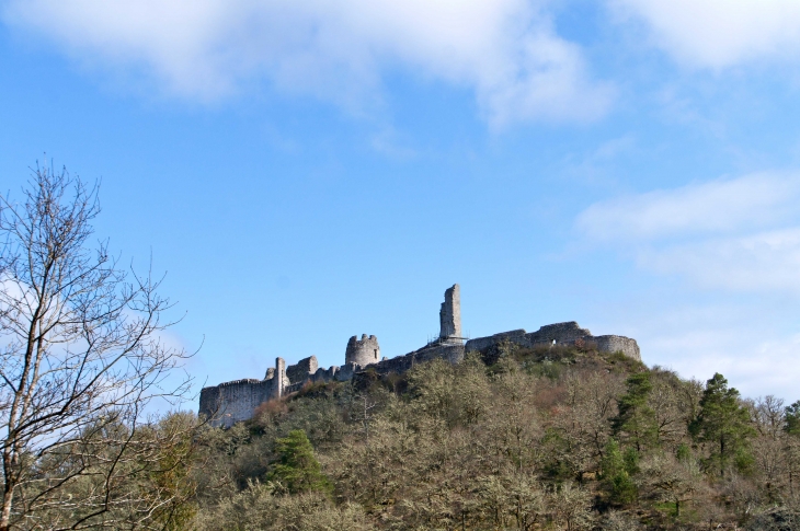 Les ruines du château de Ventadour. Début construction XIe siècle, fin construction XVe siècle. - Moustier-Ventadour