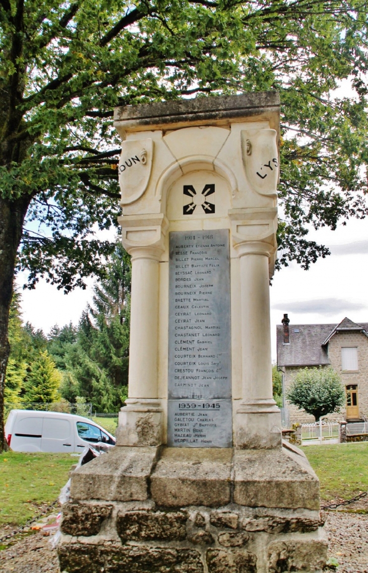 Monument-aux-Morts - Rosiers-d'Égletons