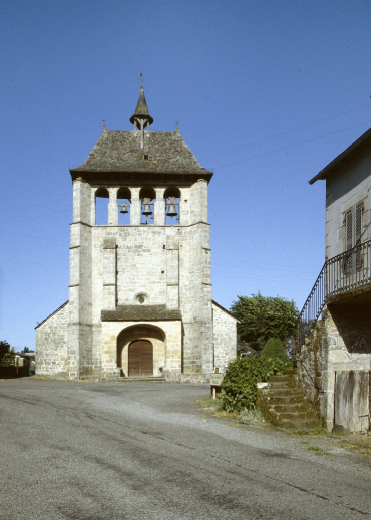 L'église, 13 juin 1983 - Saint-Cirgues-la-Loutre