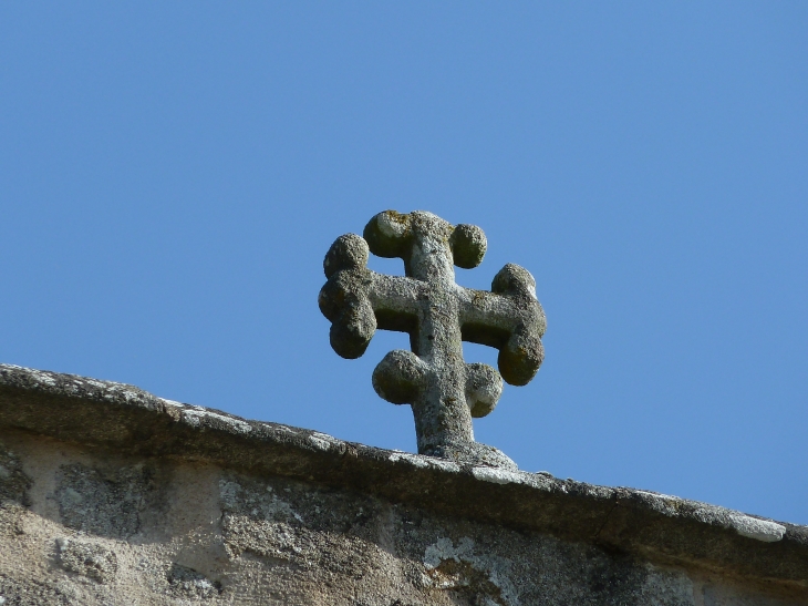 Détail : Au sommet du Clocher de l'église Saint-Jean. - Saint-Fréjoux
