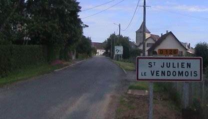 Entrée du village - Saint-Julien-le-Vendômois