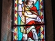 Photo suivante de Saint-Setiers Vitrail de l'église. Saint-Georges terrassant le dragon.