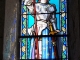 Vitrail de l'église. Jeanne d'Arc.