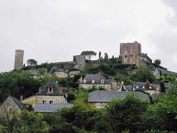 Le château vu de la ville basse - Turenne