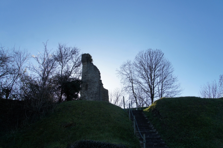 Les ruines de la tour du Puy d'Issandon. - Yssandon