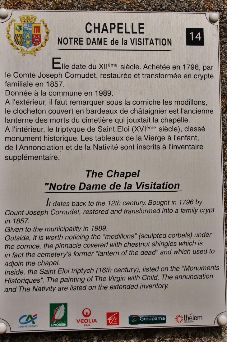 Chapelle Notre-Dame - Crocq