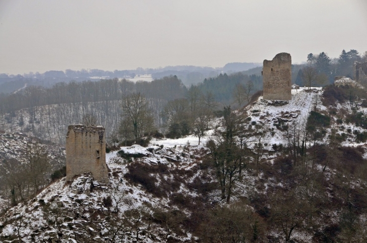 Ruines vues de l'Indre - Crozant