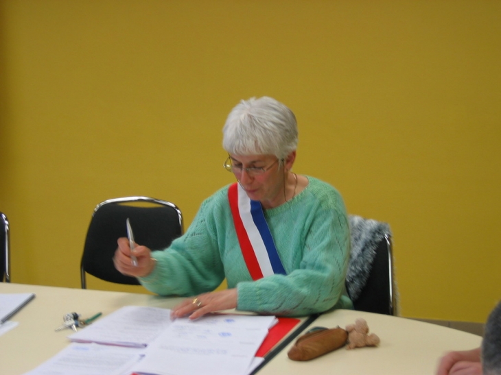 Mireille Ricard elue maire mars 2007 - Le Grand-Bourg