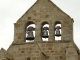 Clocher-mur de l'église saint Pierre et Saint Paul du XIV° et XVIII°