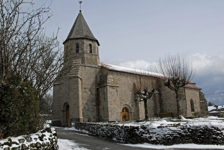 Eglise en hiver 2 - Saint-Goussaud