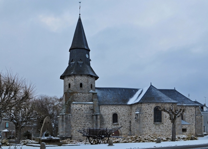 Eglise en hiver - Laurière