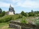 L'église de Rilhac vue du Jardin de l'An Mil à nos Jours.