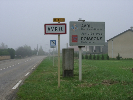 Panneau de la Commune - Avril