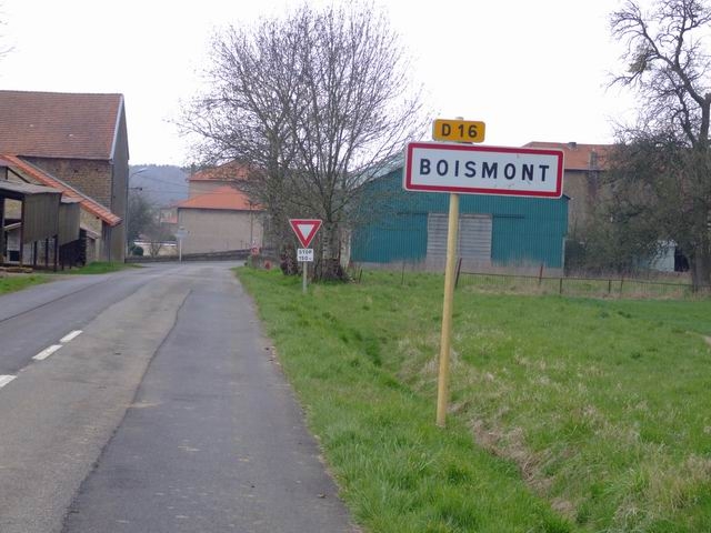 L'entrée du village par Bazailles - Boismont