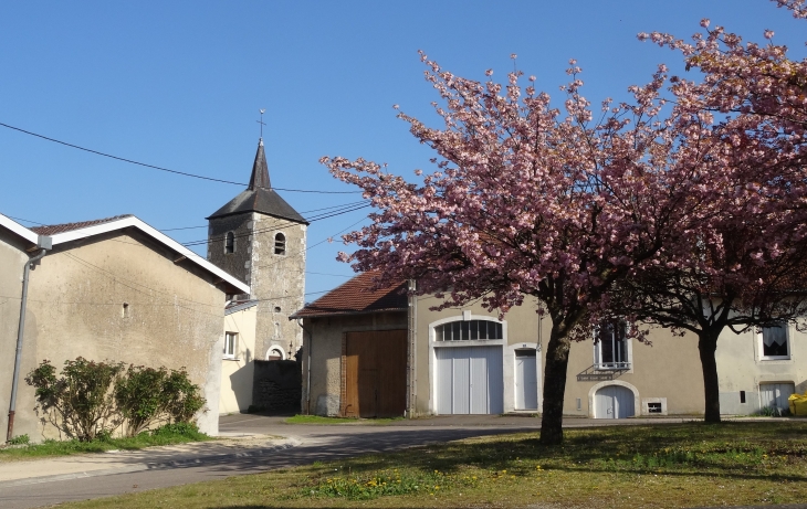 Eglise Notre Dame de Ménillot depuis la Rue Marcel André - Choloy-Ménillot