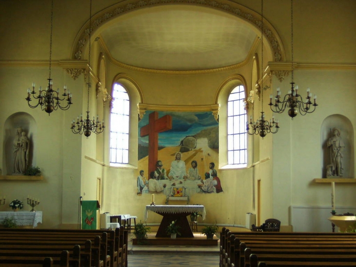 Intérieur de l'église - Homécourt