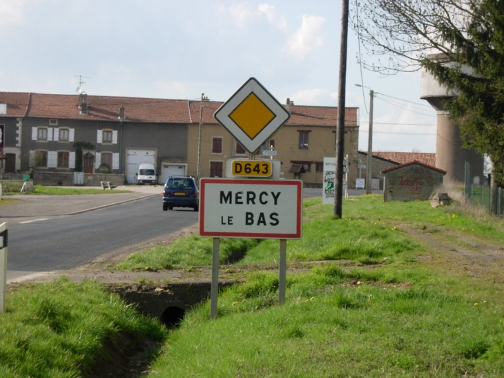 Bienvenue à Mercy le bas - Mercy-le-Bas