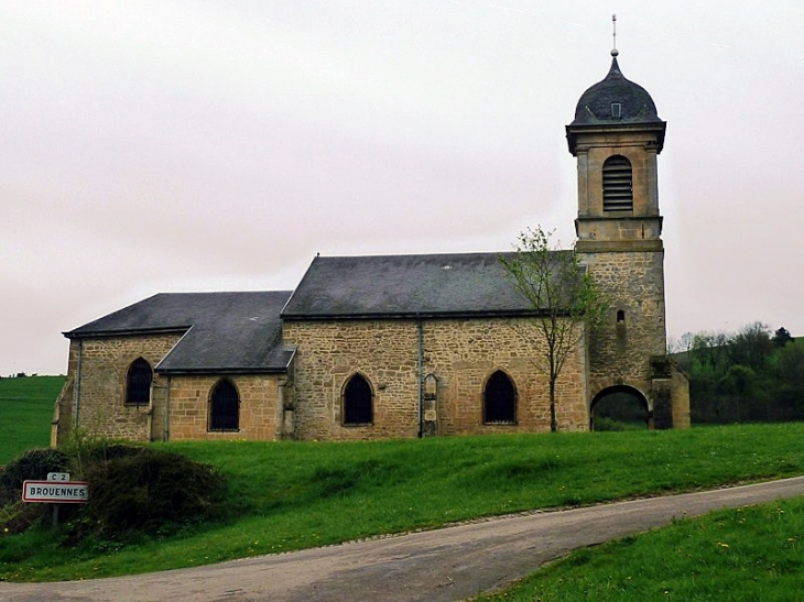 L'église - Brouennes
