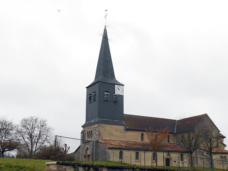 Auzeville : l'église - Clermont-en-Argonne