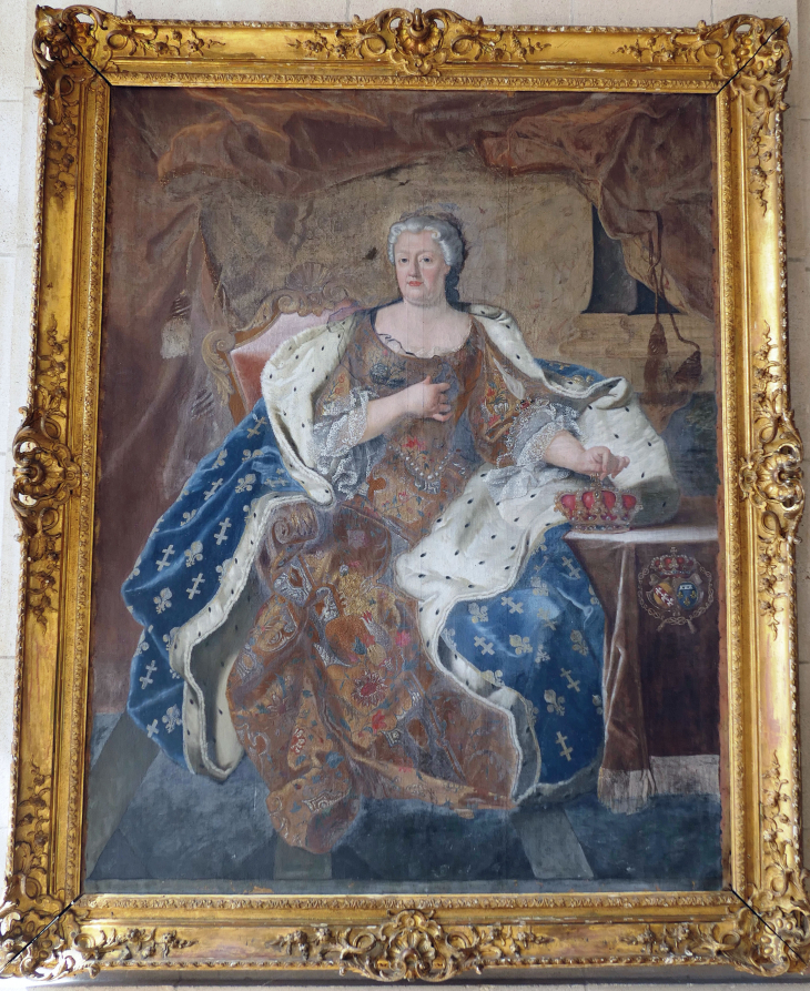 Le tableau de Marie Lesczcynska épouse de Louis XV - Commercy