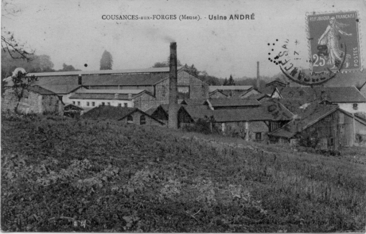 Usine André (carte postale) - Cousances-les-Forges