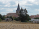 vue sur le village et l'église