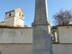 le monument aux morts et l'église