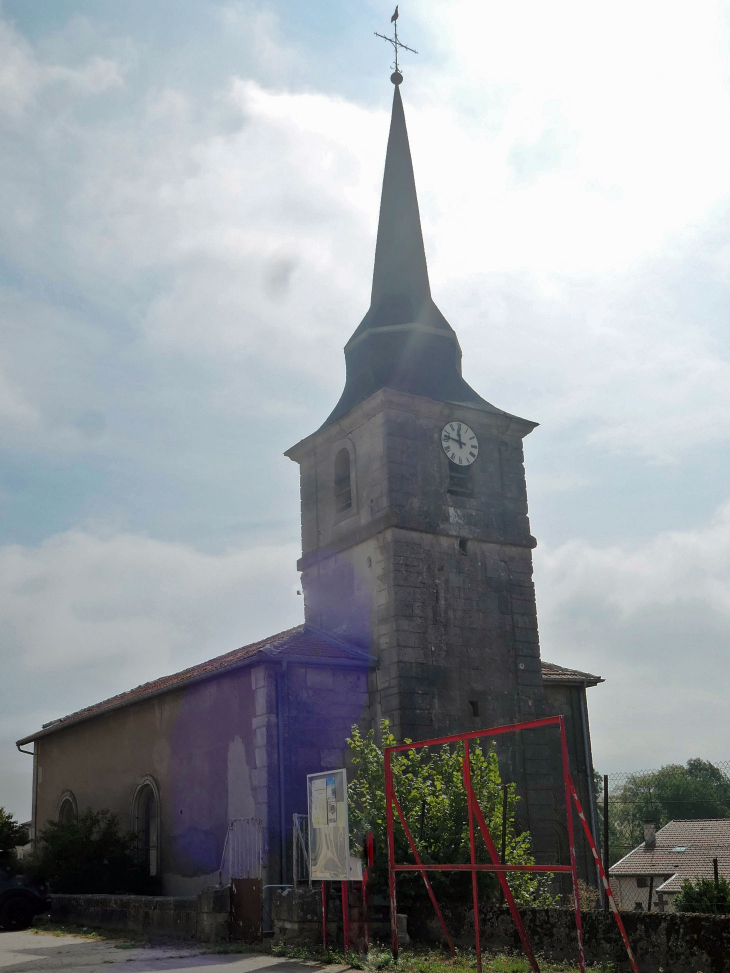 Landrecourt : l'église - Landrecourt-Lempire