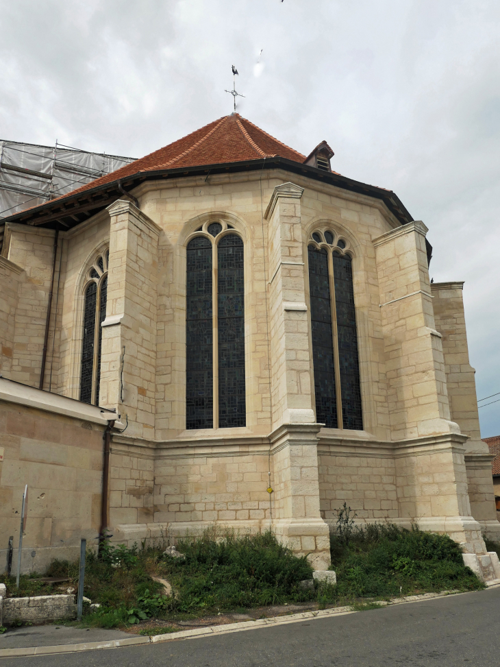 Le chevet de l'église de Culey - Loisey-Culey