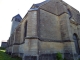 l'église : nef ancienne et clocher moderne