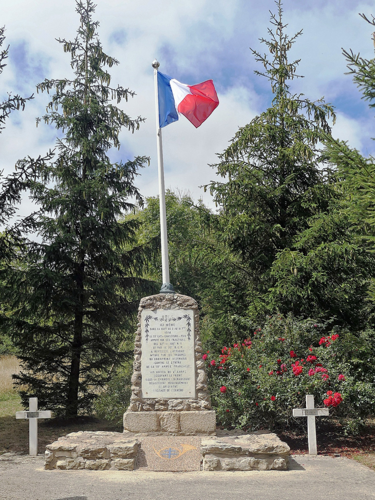 Le mémorial du champ de bataille de la Vaux Marie - Rembercourt-Sommaisne