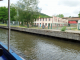 en bateau sur le canal de la Marne au Rhin : ancienne cristallerie